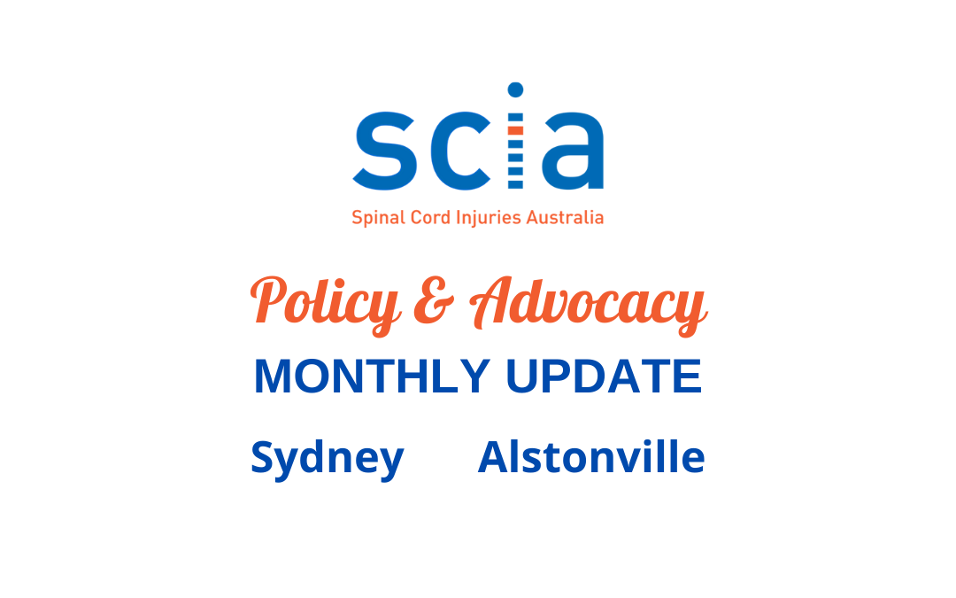 SCIA’s Policy & Advocacy February Update