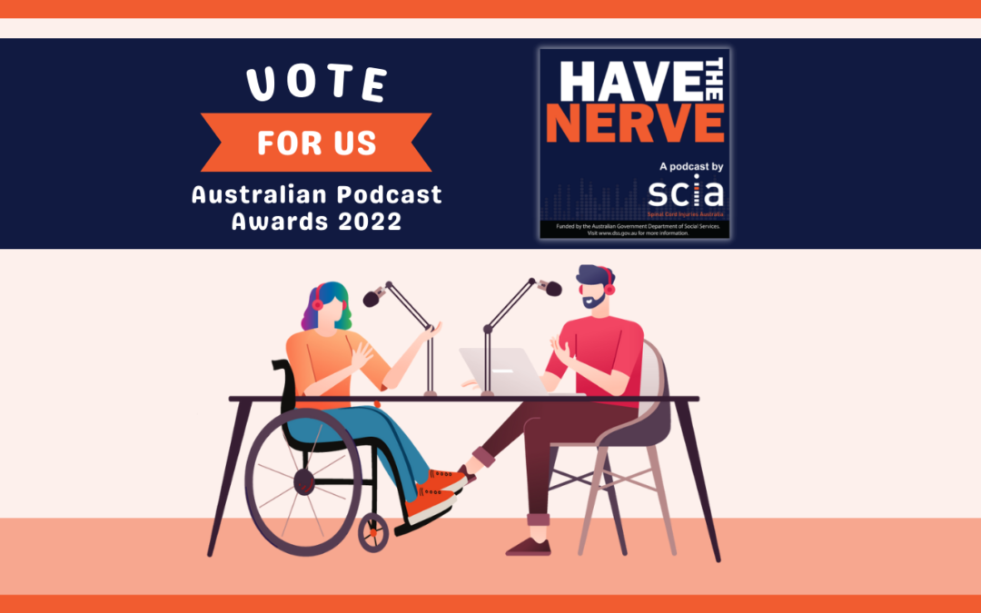 Vote for Have The Nerve in the Australian Podcast Awards!