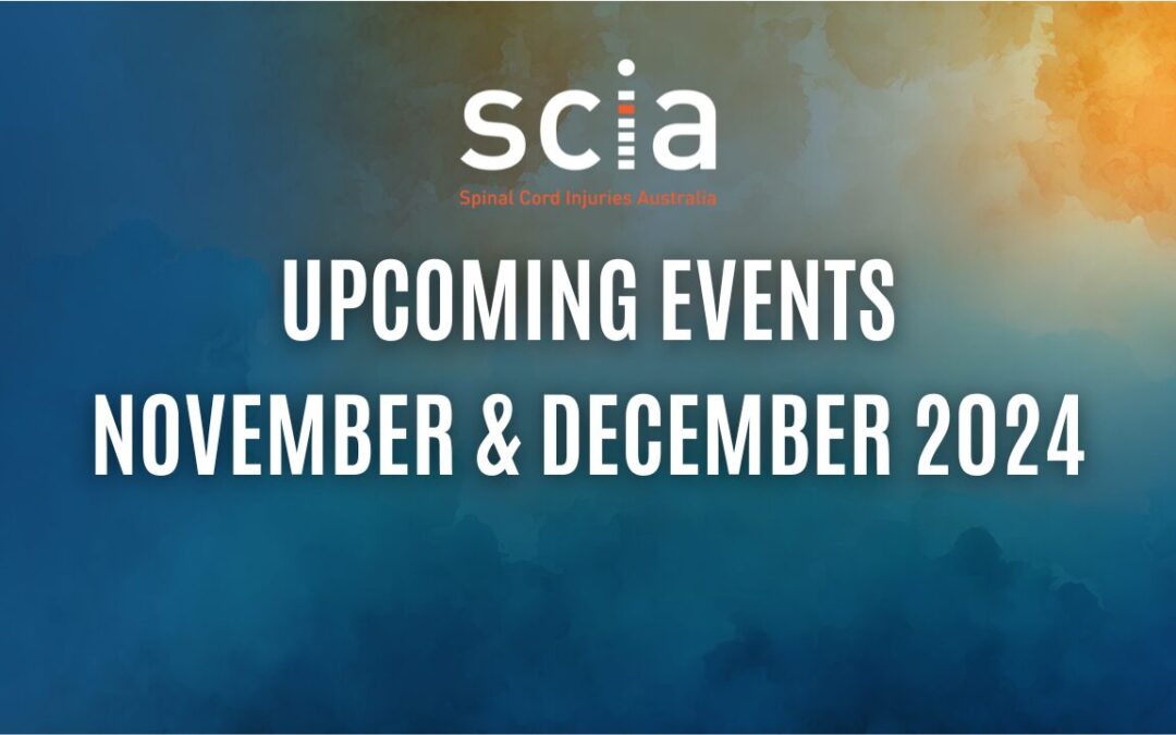 Upcoming Events – November & December